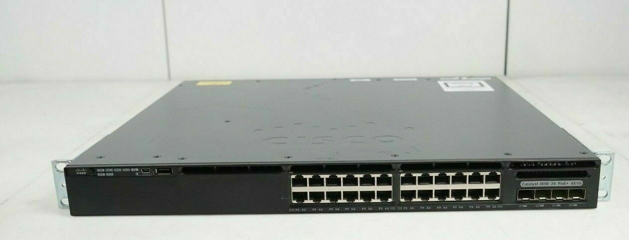Switch Cisco WS-C3650-24PS-L Gigabit PoE+ – 24 Porte, Managed, Stackable – Ricondizionato Con Garanzia 3 Anni